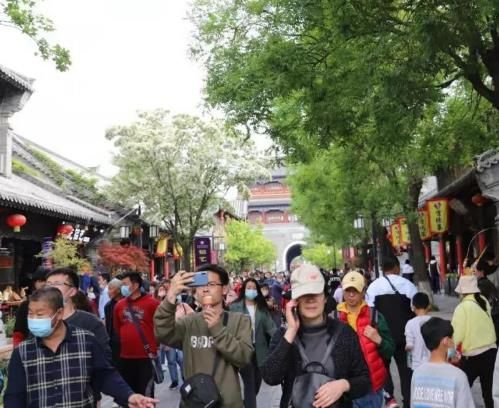青州古城接待游客55.82万人次,最高峰达到14.54万人次!