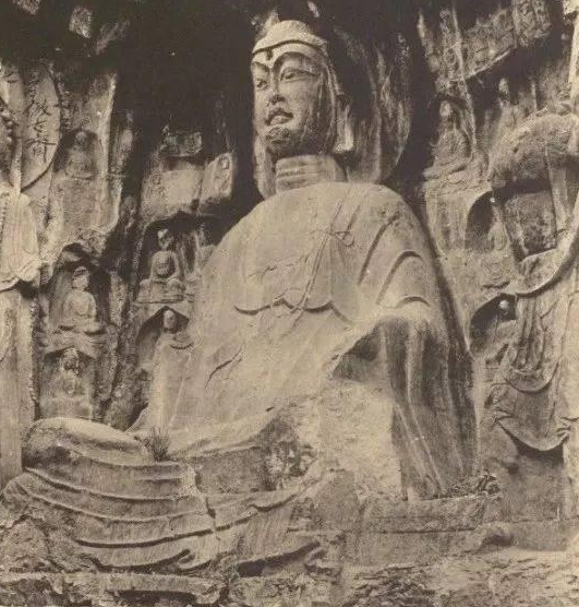 旧照片里的青州摩崖石刻