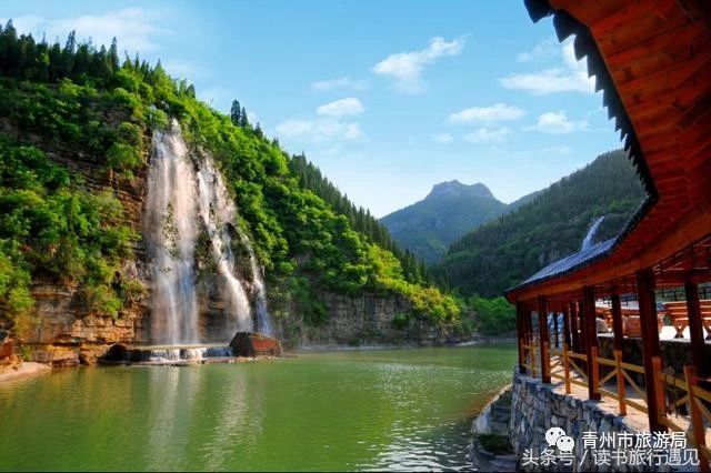 来青州黄花溪穿越峡谷栈道，探寻山崖飞瀑，满足你对夏天的所有幻想！