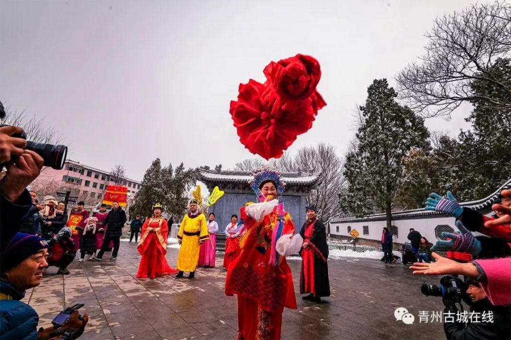 青州古城紧锣密鼓备大年