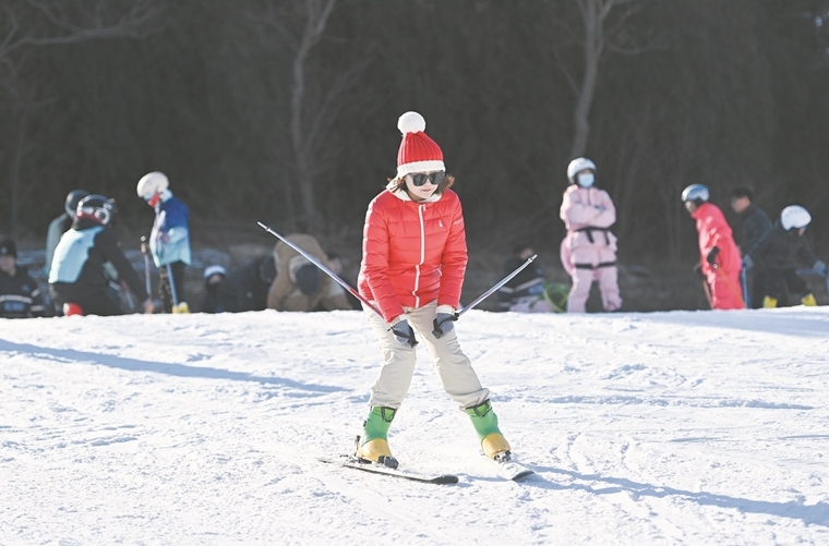 “三九”滑雪热