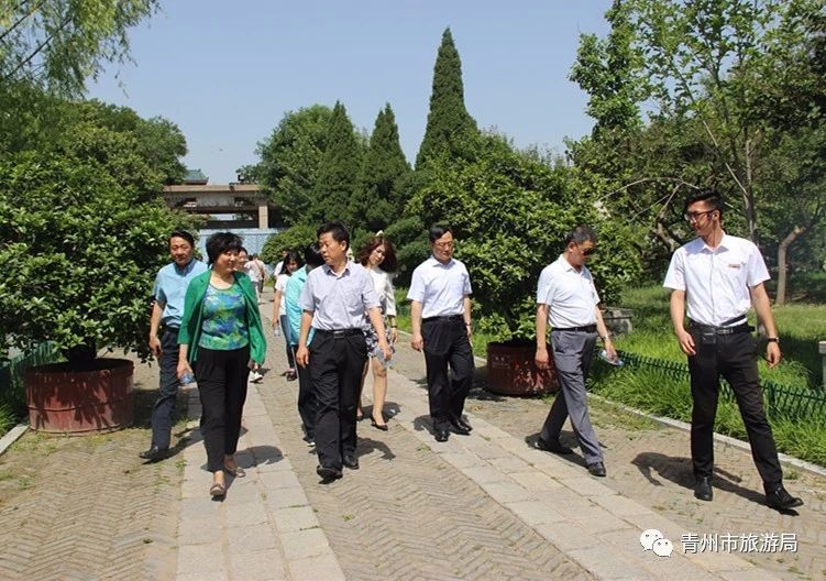 东营市旅游发展委员会一行来青州考察旅游项目建设