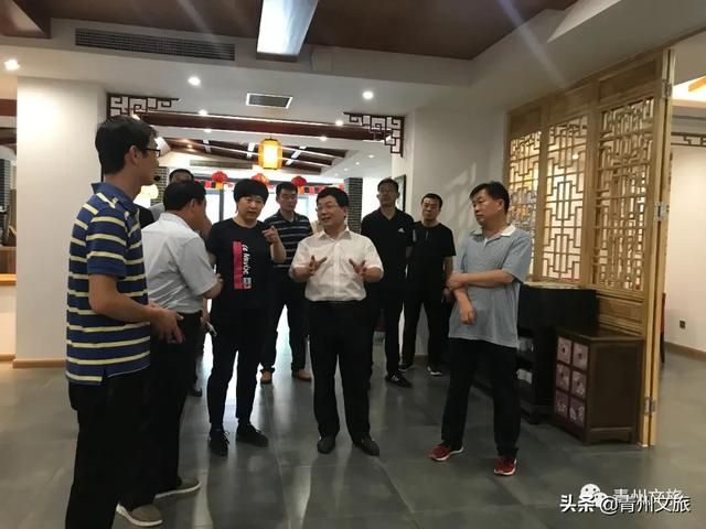 昌邑市政府副市长郇金刚一行莅临青州考察