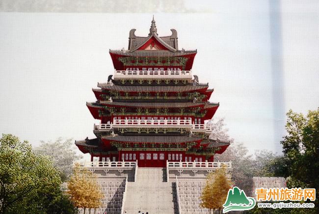 青州表海亭项目动工开建，南阳河畔将再现古代著名景点