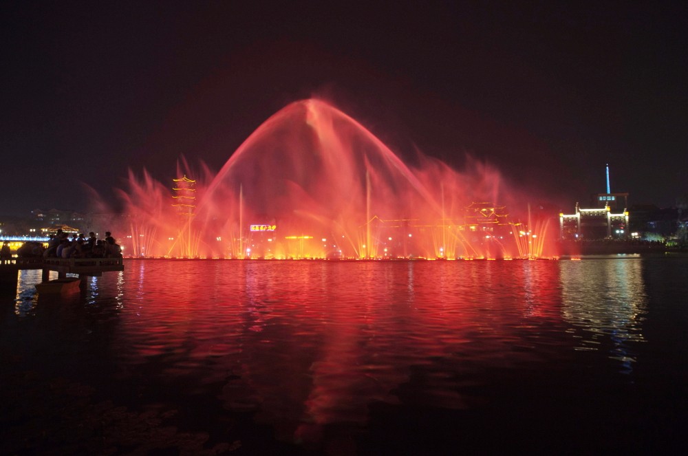 青州南阳河喷泉