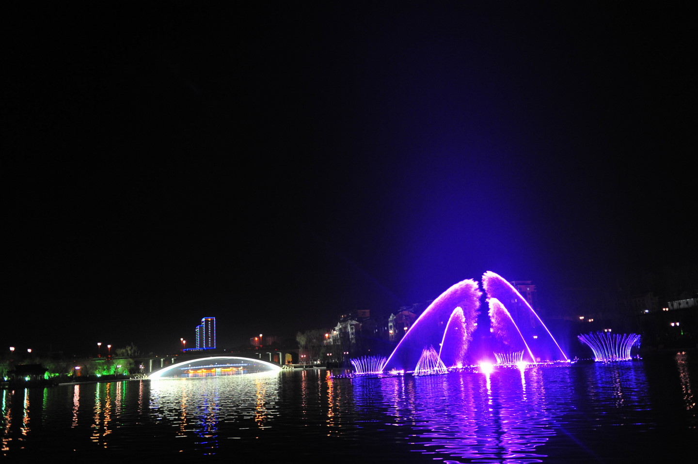 青州南阳河喷泉