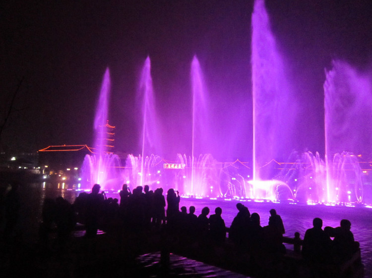 青州南阳河喷泉