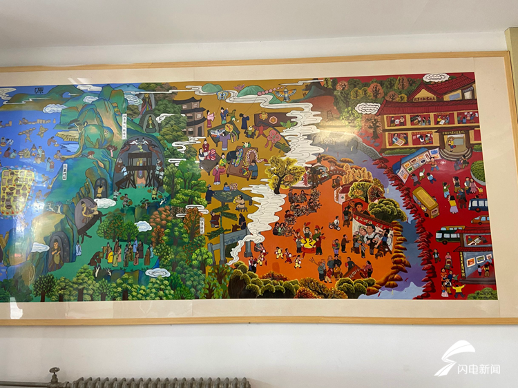 奔跑吧康康丨青州农民画画家一年创作50万幅作品交易额达3亿元，个人一年增收2万元